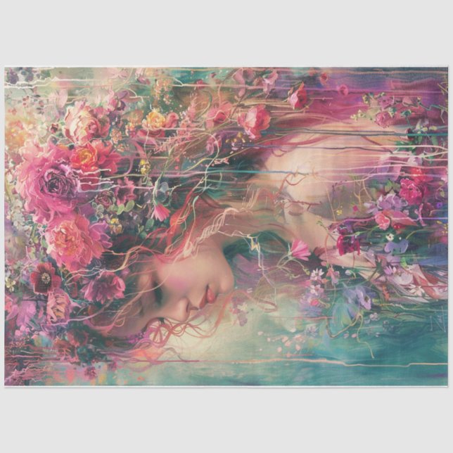 Papel De Seda Um rio de cores (Frente )