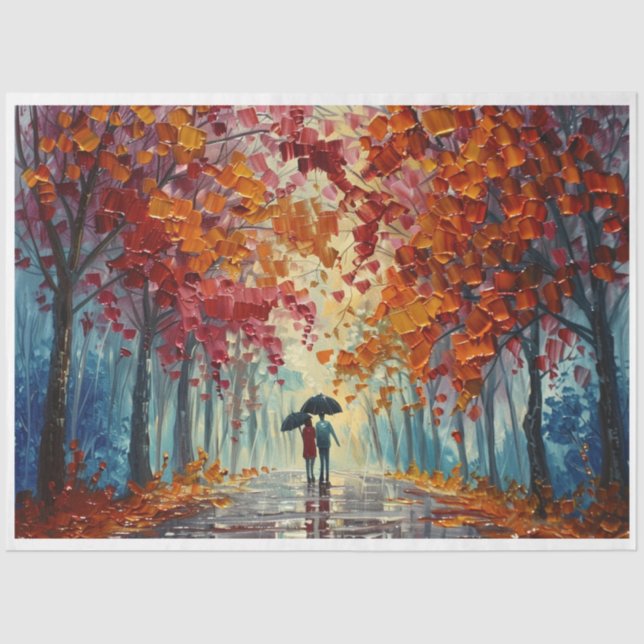 Papel De Seda Um Rolo na Chuva (Frente )