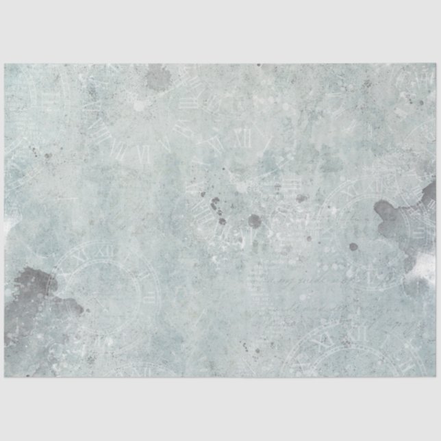 Papel De Seda Uma Alice Azul na Série Wonderland Design 11 (Frente )