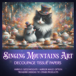 Papel De Seda Uma Bela Desnute de Fantasia de Gato e Mouse.