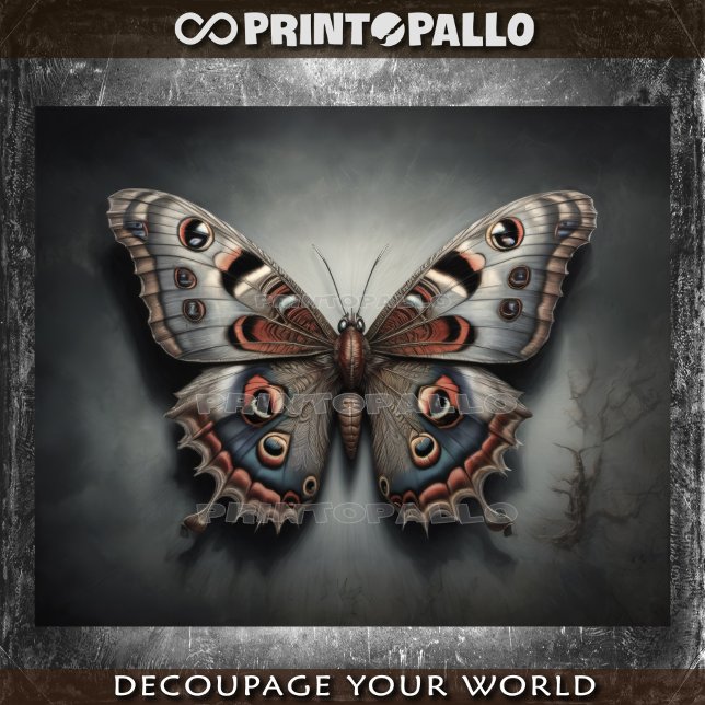 Papel De Seda Uma borboleta noturna, como os seus pensamentos - (Criador carregado)