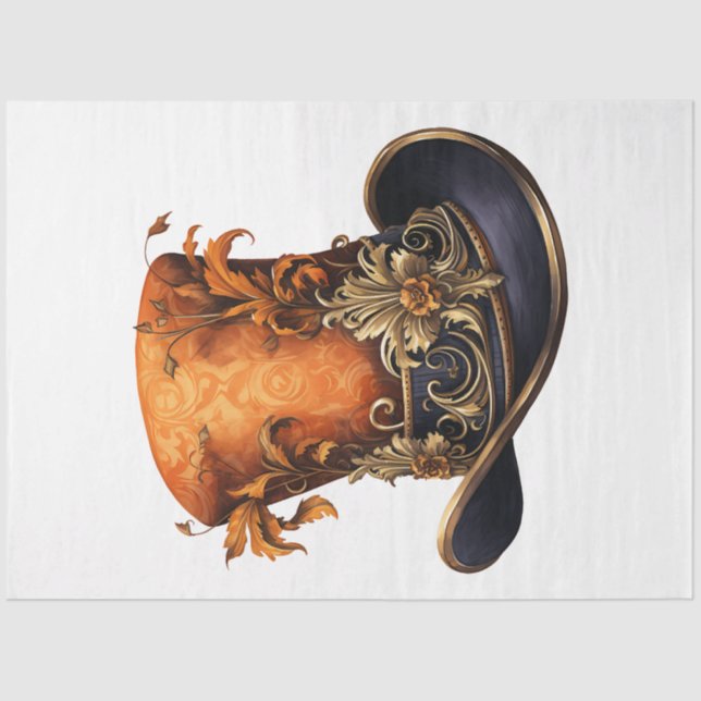 Papel De Seda Uma coleção de Design de Halloween 15 (Frente )