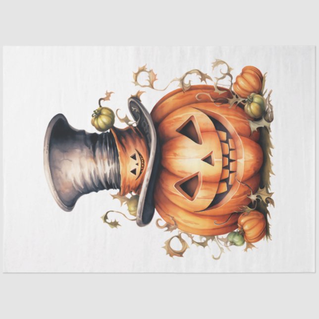 Papel De Seda Uma coleção de Design de Halloween 20 (Frente )