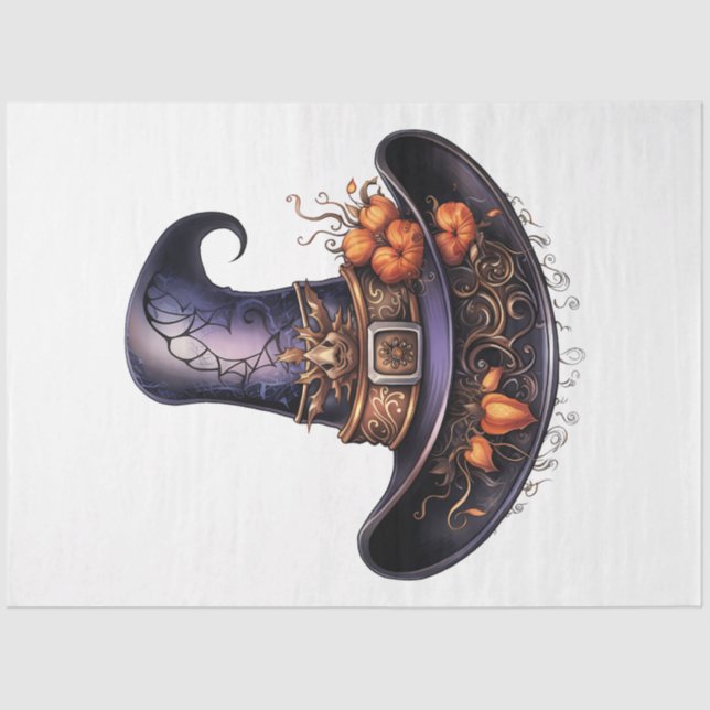 Papel De Seda Uma coleção de Design de Halloween 8 (Frente )