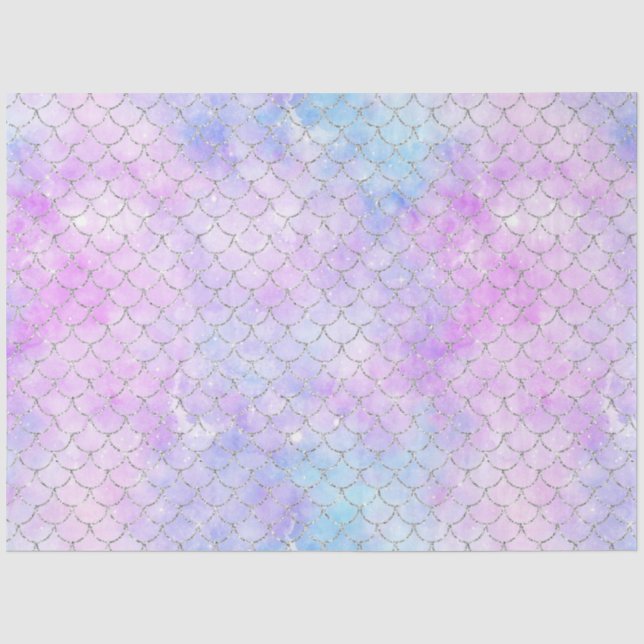 Papel De Seda Uma Galáxia de Sereia Série Design 1 (Frente )