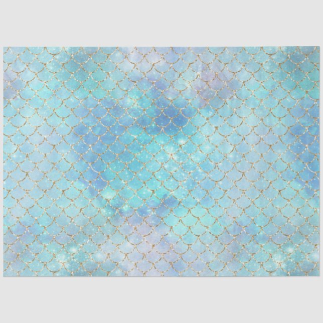 Papel De Seda Uma Galáxia de Sereia Série Design 2 (Frente )