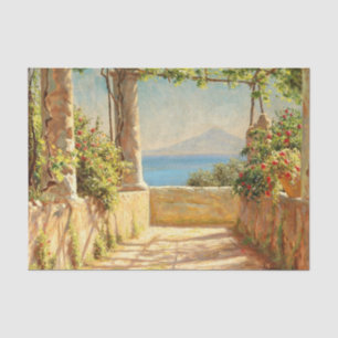 Papel De Seda Uma pergola em Capri, Emil Wennerwald
