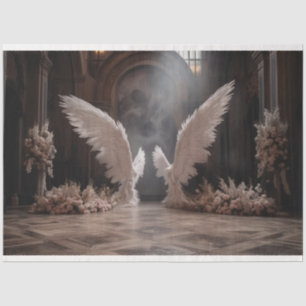 Papel De Seda Uma Série Anjo Branco Design 7