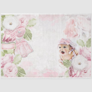 Papel De Seda Uma Série Baby Girl Design 2