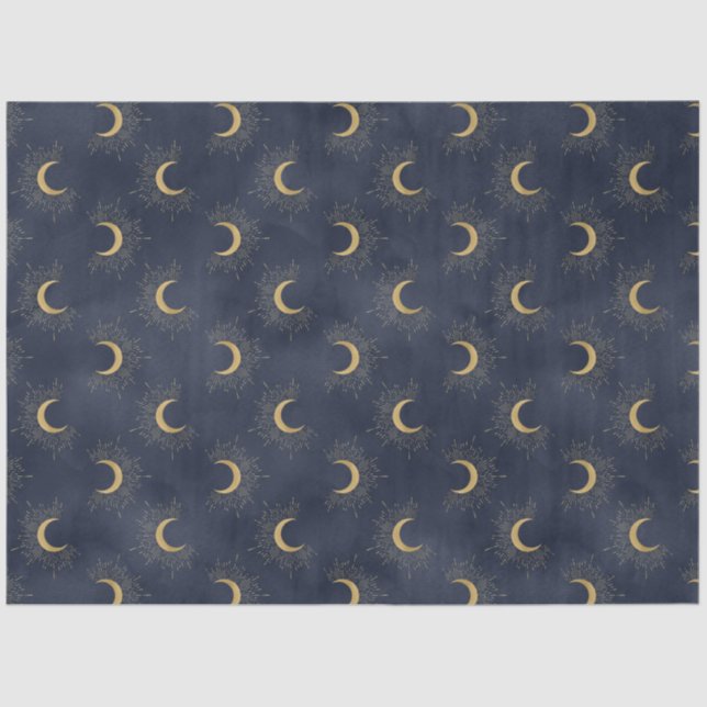 Papel De Seda Uma Série Celestial Starry Night Design 6 (Frente )