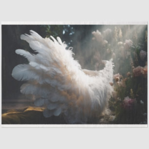 Papel De Seda Uma Série de Anjo Branco Design 8