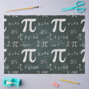 Papel De Seda Uma Série de Design de Celebração do Dia do Pi #4