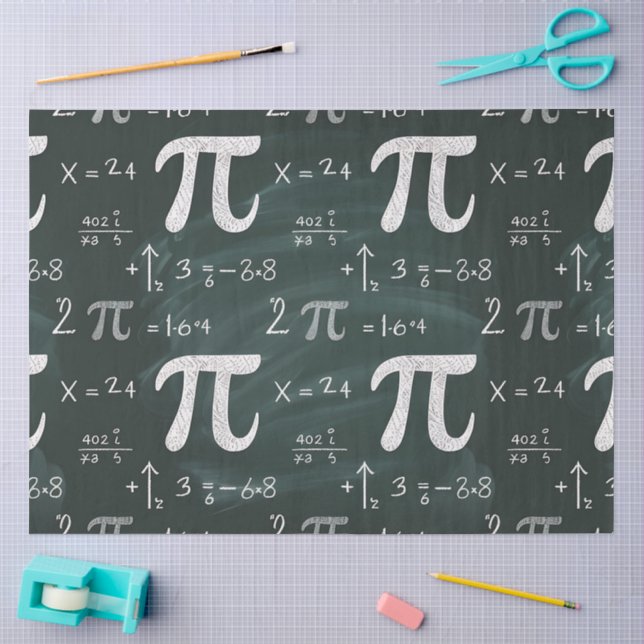 Papel De Seda Uma Série de Design de Celebração do Dia do Pi #4 (Arte )