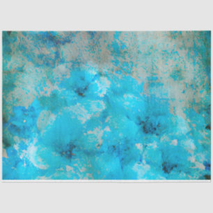 Papel De Seda Uma Série de Design de Ephemera Azul Shabby Chic 1