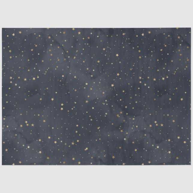 Papel De Seda Uma Série de Design de Noite Estelar Celestial 4 (Frente )