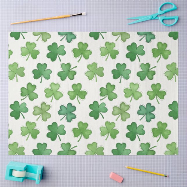 Papel De Seda Uma Série de Design de St Patrick #9 (Arte )