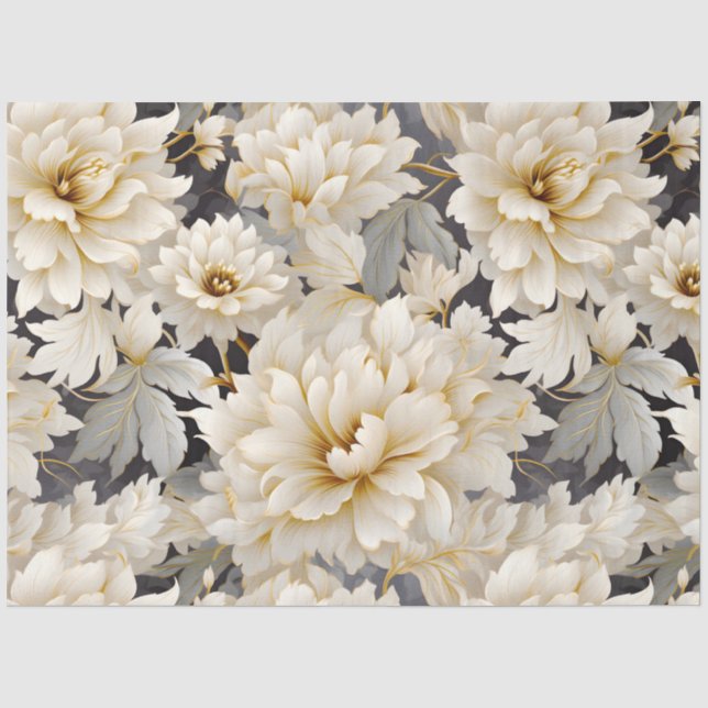 Papel De Seda Uma Série de Design Floral de Casamento 10 (Frente )