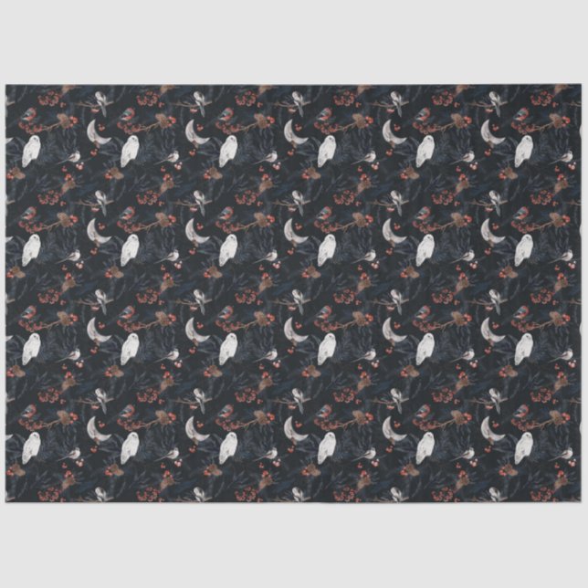 Papel De Seda Uma Série de Woodland Design 4 (Frente )