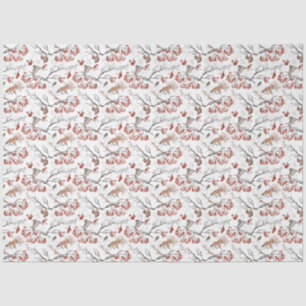 Papel De Seda Uma Série de Woodland Design 8