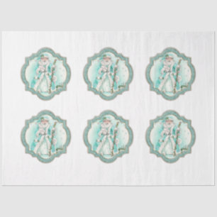 Papel De Seda Uma série Let it Snow Design 1