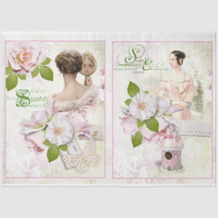 Papel De Seda Uma Série Shabby Chic Design 41