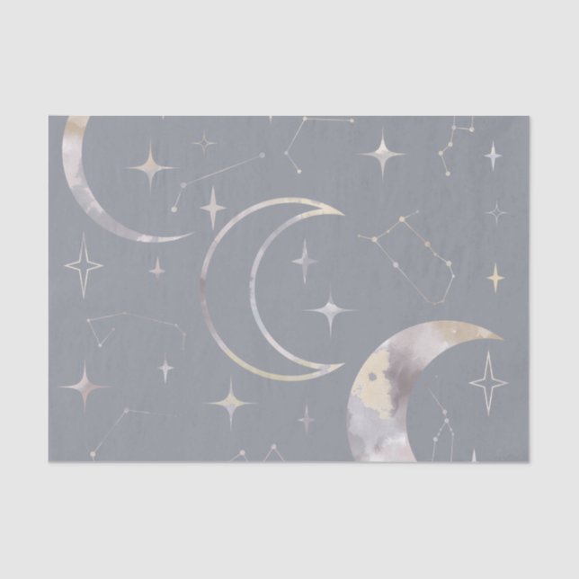 Papel De Seda Uma vez na Lua Azul (Frente )