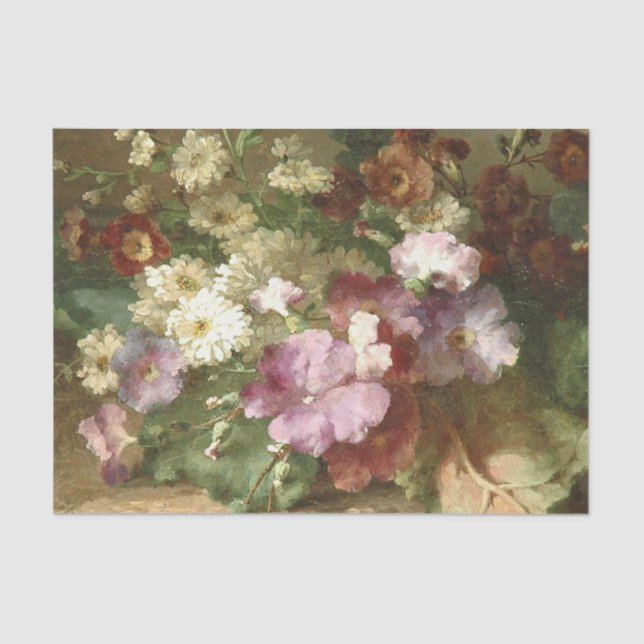 Papel De Seda Uma vida calma florescente de Margaretha Roosenboo (Frente )