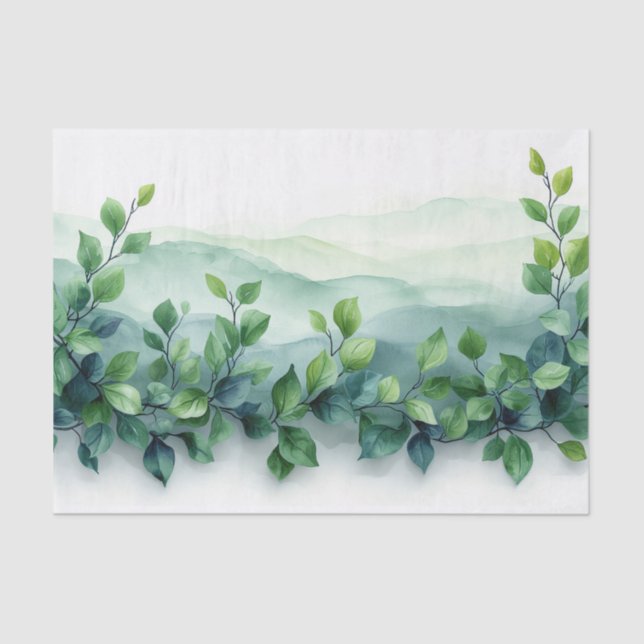 Papel De Seda Uma Vinha Torcida (Frente )