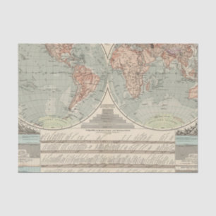 Papel De Seda Und Tiefen de Hohen - mapa do atlas dos altos e