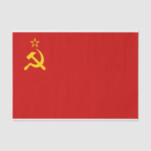 Papel De Seda União Soviética da URSS Bandeira Doença Comunista 