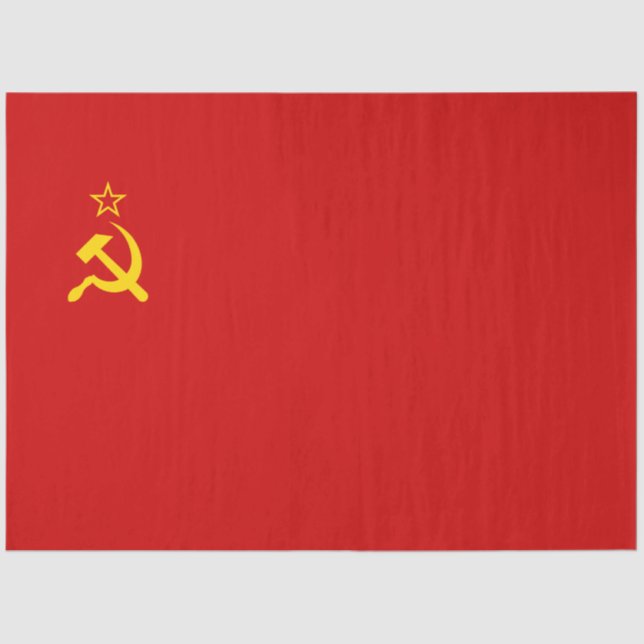 Papel De Seda União Soviética (URSS) (martelo comunista e foice (Frente )