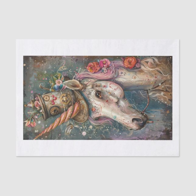 Papel De Seda Unicorn Lyfe16 (Frente )