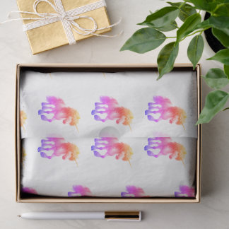 Papel De Seda Unicorn Neon Wrapping Paper Flat Sheet Set of 3