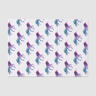 Papel De Seda Unicórnio Prancing Sparkly mágico