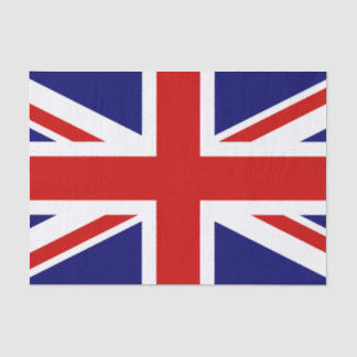 Papel De Seda Union Jack Flag do Reino Unido