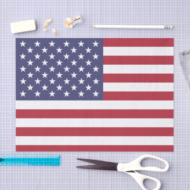 Papel De Seda United States fashion, American Flag tissue paper (Arte )