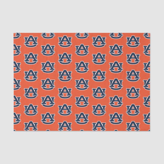 Papel De Seda Universidade Auburn | Logotipo UA Auburn (Frente )