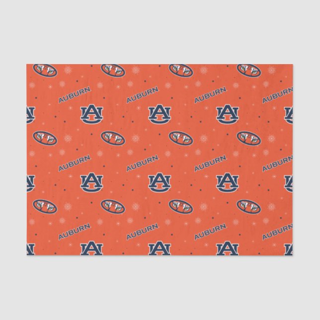Papel De Seda Universidade Auburn | Padrão de Feriado (Frente )