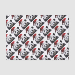 Papel De Seda Urso de Panda de Natal