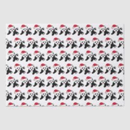 Papel De Seda Urso de Panda de Natal bonito no Natal