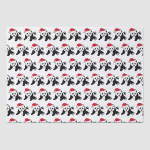 Papel De Seda Urso de Panda de Natal bonito no Natal