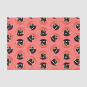 Papel De Seda Urso Grizzly no Sunset - Arte original sobre a vid
