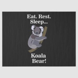 Papel De Seda Urso Koala Engraçado