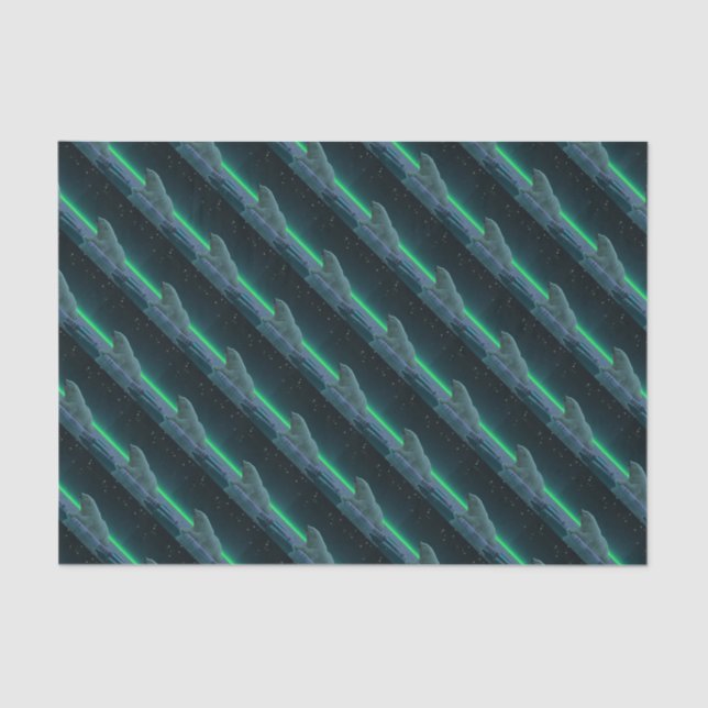 Papel De Seda Urso Polar De Borda De Gelo (Frente )