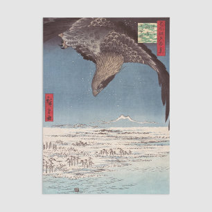 Papel De Seda Utagawa Hiroshige - Fukagawa Susaki e Jumantsubo