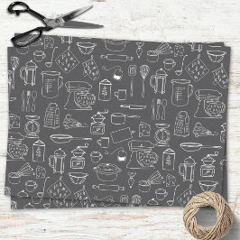 Papel De Seda Utensílios de Cozinha Minimalista Moderna