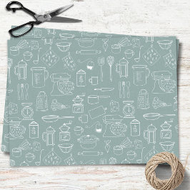 Papel De Seda Utensílios de Cozinha Minimalista Moderna