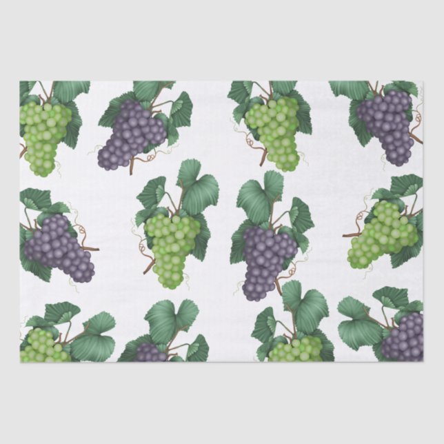 Papel De Seda Uvas (Frente )