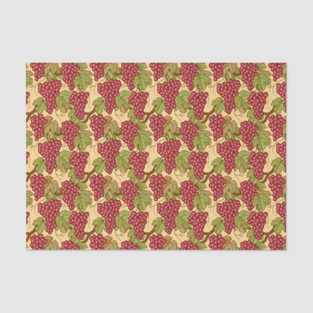 Papel De Seda Uvas (Frente )