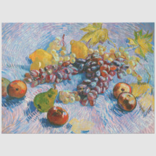 Papel De Seda Uvas, limões, peras e maçãs, Van Gogh